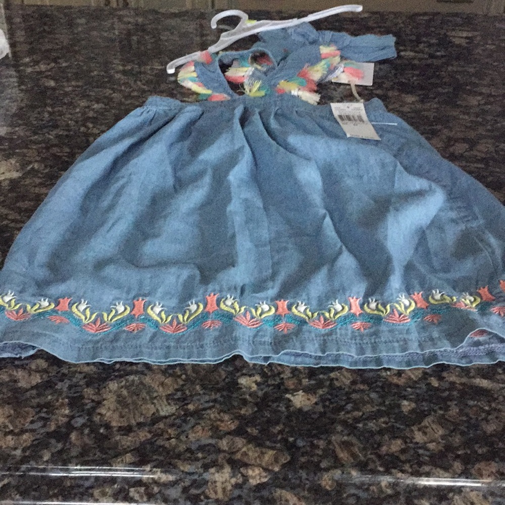 GIRLS JESSiCA SIMPSON DRESS & HEADBAND SET NWT - Picture 1 of 6
